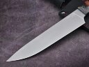 Набор ножей для кухни № 24, клинки из стали Bohler М398, рукояти хаотичный карбон, вставка мокумэ - ганэ + подставка под ножи в подарок