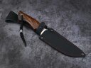 Нож Тигр, клинок из стали Bohler ELMAX, рукоять айронвуд, больстер нейзильбер