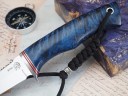 Нож Рыбак, клинок из стали Bohler K340, рукоять стабилизированная карельская береза