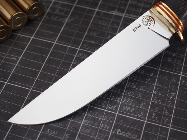 Нож Лесник, клинок из стали Bohler К340, рукоять венге, береста