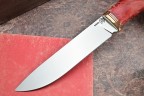 Нож Рысь, клинок из стали Bohler N690, рукоять стабилизированная карельская береза