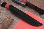Нож Рысь, клинок из стали Bohler N690, рукоять стабилизированная карельская береза