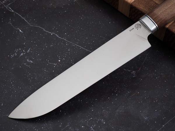 Нож Шеф-повар № 3, клинок из стали Bohler К340, рукоять орех