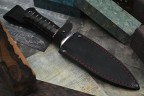 Нож Спартак, клинок из стали Bohler N690, рукоять бубинга, венге с резьбой