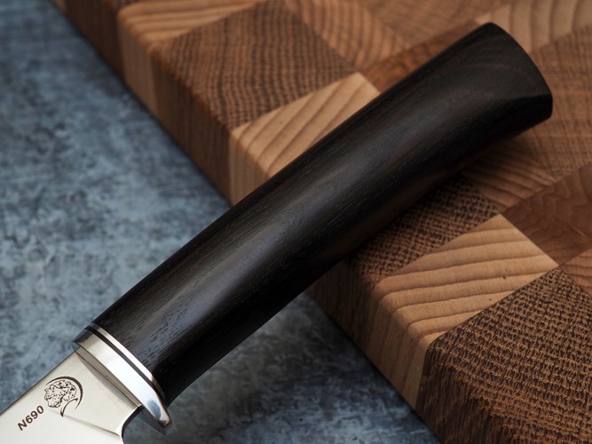 Нож Филейный № 1, клинок из стали Bohler N690, рукоять граб
