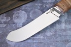 Нож Скиннер, клинок из стали Bohler N690, рукоять дюраль береста