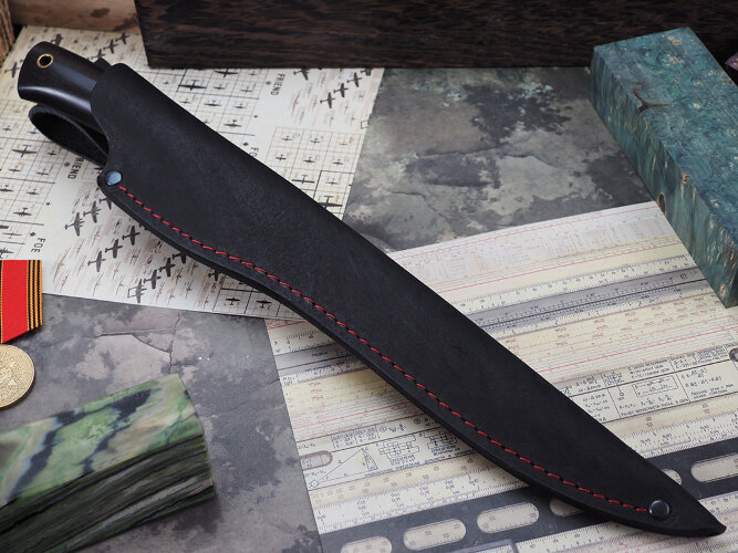 Нож Филейный № 2, клинок из стали Bohler N690, рукоять премиум граб