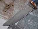 Нож Лесник, клинок из алмазной стали ХВ5, рукоять премиум граб