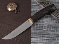 Нож Мангуст, клинок из стали Bohler N690, рукоять дерево венге