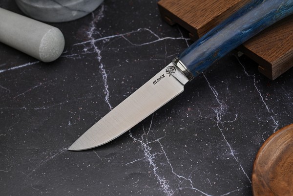 Нож Шеф-повар № 1, клинок из стали Bohler ELMAX, рукоять стабилизированная карельская береза
