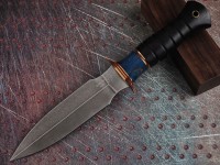 Нож Спартак, клинок из алмазной стали ХВ5, рукоять премиум граб