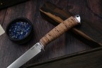 Нож Филейный № 1, клинок из стали Bohler ELMAX, рукоять дюраль, береста