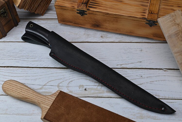 Нож Филейный № 2, клинок из стали Bohler ELMAX, рукоять премиум граб