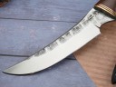 Нож Акула, клинок из кованой стали Х12МФ, рукоять текстолит