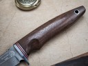 Нож Рыбак, клинок из алмазной стали ХВ5, рукоять орех
