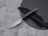 Нож Шеф-повар № 1, клинок из стали Bohler S390, рукоять стабилизированная карельская береза