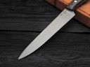 Нож Шеф-повар № 2, клинок из стали Bohler S390, цельнометаллический, накладки микарта