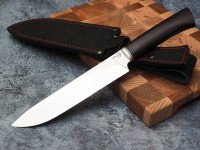 Нож Шеф-повар № 3, клинок из стали Bohler N690, рукоять мореный граб