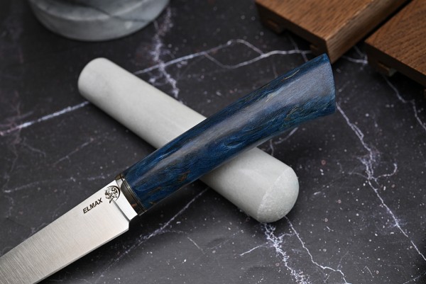Нож Шеф-повар № 1, клинок из стали Bohler ELMAX, рукоять стабилизированная карельская береза