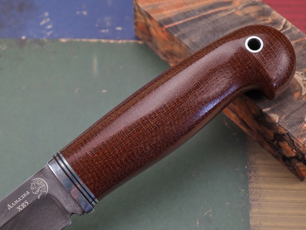 Нож Волк, клинок из алмазной стали ХВ5, рукоять текстолит