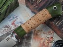Нож Лесник, клинок из кованой стали Х12МФ, рукоять стабилизированная карельская береза, береста