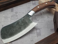 Тяпка №1, цельнометаллическая, клинок выполнен из кованной стали 95Х18, накладки бубинга, дюраль